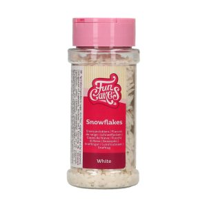 FunCakes Snowflakes Weiß 50 gr