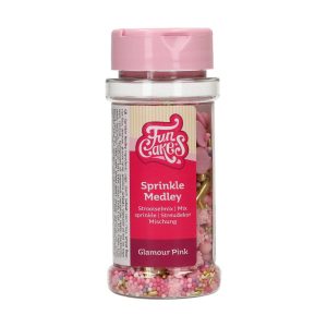 FunCakes Sprinkle Medley Glamour Pink 65 g
