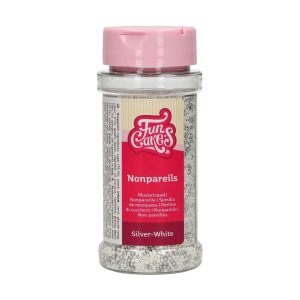 FunCakes Nonpareils Silber weiss80g