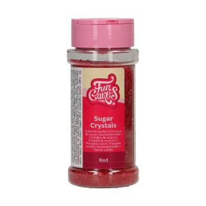 FunCakes Sugar Crystals Rot 80g