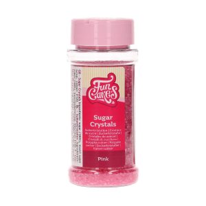 FunCakes Sugar Crystals Rosa 80g
