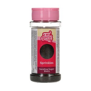 FunCakes Sanding Sugar Schwarz 80g