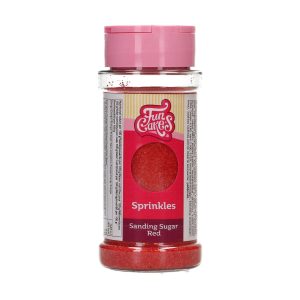 FunCakes Sanding Sugar Rot 80g