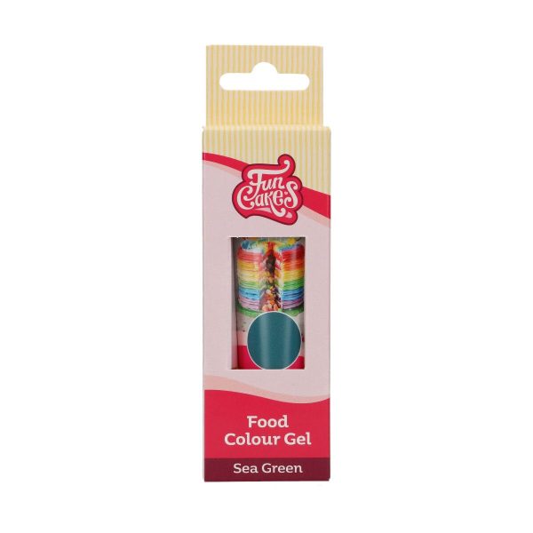 FunCakes Lebensmittelfarbe Gel - Meergrün 30g