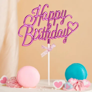 Kuchentopper Happy Birthday Rosa