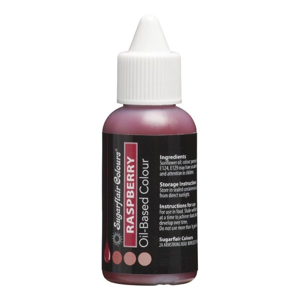 Sugarflair Farbe auf Ölbasis / Himbeere 30ml