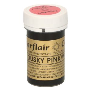 Sugarflair Lebensmittelfarbe Dusky Pink, 25g