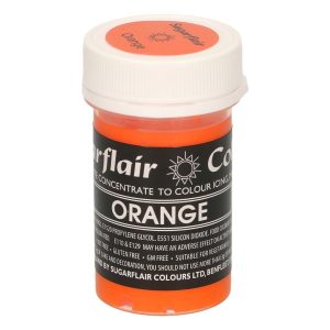 Sugarflair Lebensmittelfarbe Orange, 25g