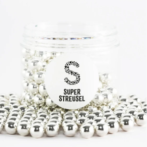 Super Streusel Schokokugeln silber 180g