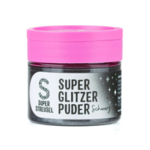 Super Streusel SuperGlitzerPuder Schwarz 10g